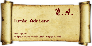 Murár Adrienn névjegykártya