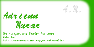 adrienn murar business card
